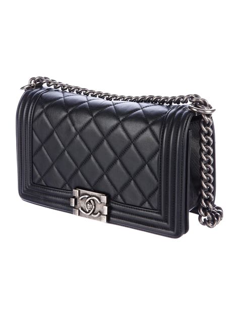 chanel medium quilted boy flap bag|Chanel 25cm flap bag.